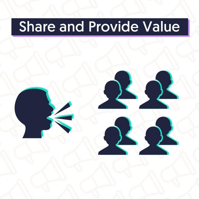 Clubhouse is an excellent place to share and provide value.